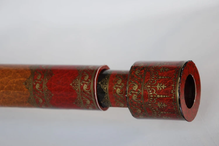 Replika teleskopu Galileusza (detal)