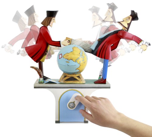 Ruchome figurki Automata, Traktat z Tordesilhas