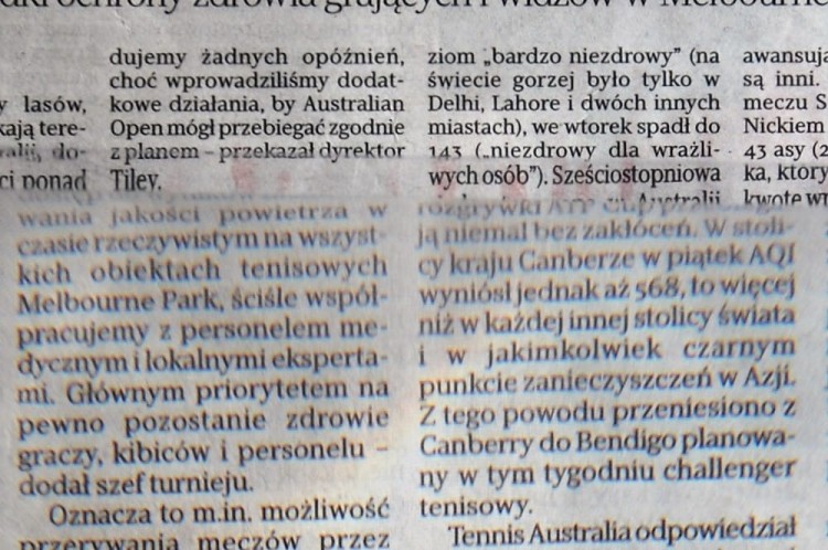 Czytanie przez soczewkę Fresnela