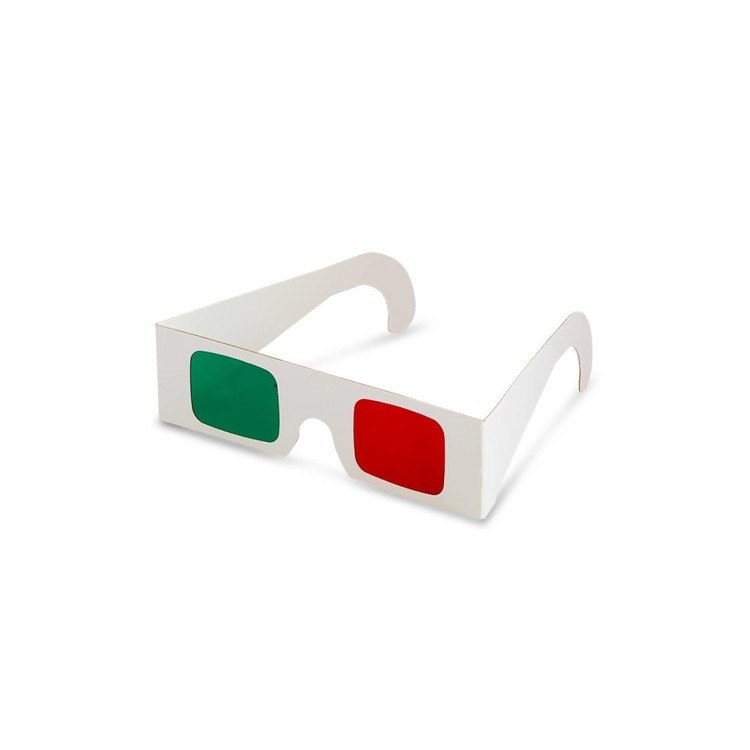Okulary 3D czerwono-zielone