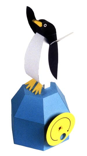 Papierowa automata - pingwin