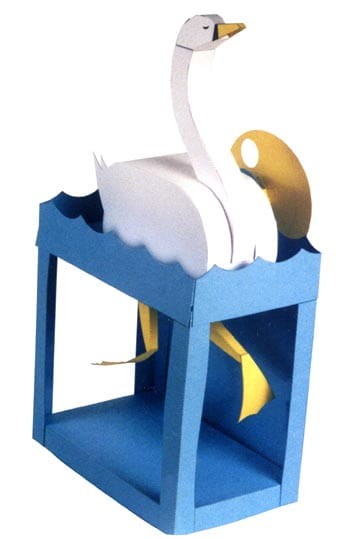 Automata - pływający łabędź