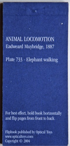 Kineograf Muybridge flipbook - Kroczący słoń