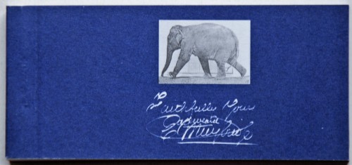 Kineograf Muybridge flipbook - Kroczący słoń