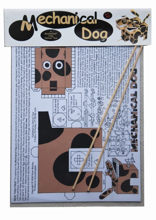 Mechaniczny pies - mechaniczny teatrzyk