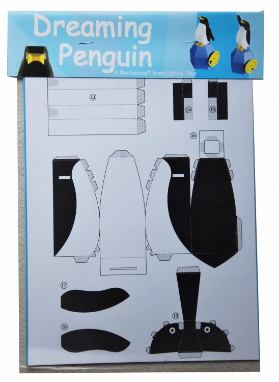Pingwin nielot - mechaniczny teatrzyk
