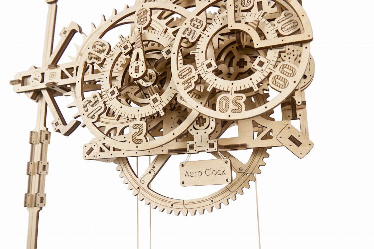 Ugears Aero Clock - drewniany zegar z wahadłem DIY