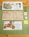 Motocykl Scrambler UGR-10 Ugears zawartość zestawu
