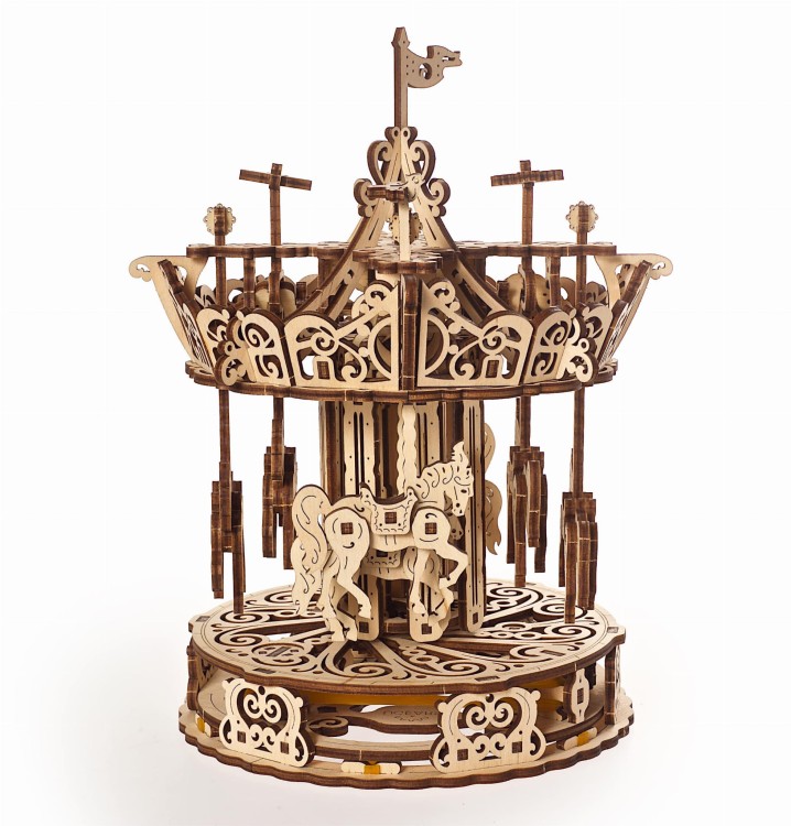 Karuzela - mechaniczny model DIY