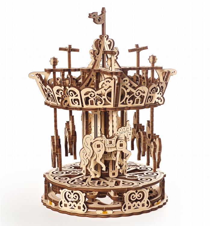 Karuzela - mechaniczny model DIY