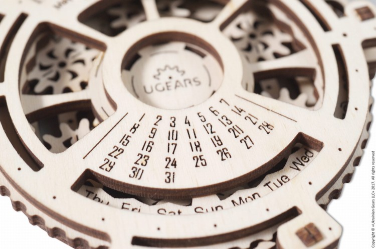 Kalendarz Mechaniczny Ugears Date Navigator