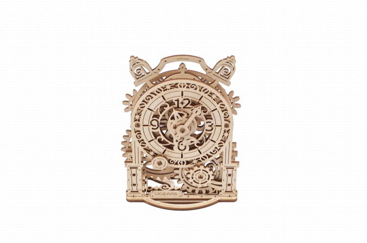 Vintage Budzik dekoracyjny model DIY od UGEARS