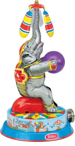 Karuzela słoń - model napędzany maszyną parową Wilesco