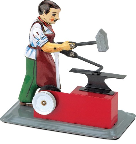 Kowal - model napędzany maszyną parową Wilesco (id: 340)