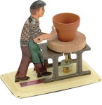 Garncarz - model napędzany maszyną parową Wilesco (id: 343)