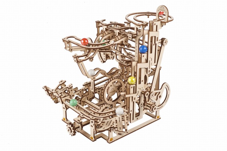 Tor kulkowy z wciągnikiem poziomym DIY - Ugears