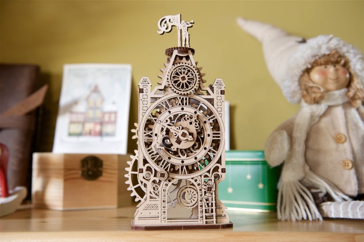Wieża zegarowa - model DIY Ugears