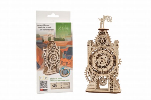 Wieża zegarowa - model DIY Ugears