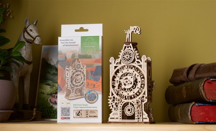 Wieża zegarowa - model DIY Ugears