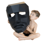 Maska - ozdoba na ścianę 3D