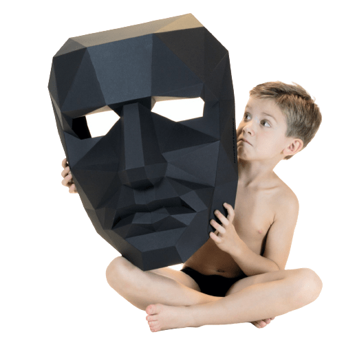 Maska - ozdoba na ścianę 3D