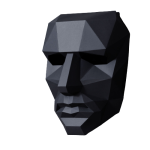 Maska - ozdoba na ścianę 3D