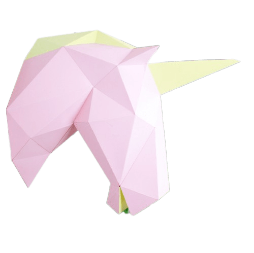 Jednorożec - ozdoba na ścianę 3D