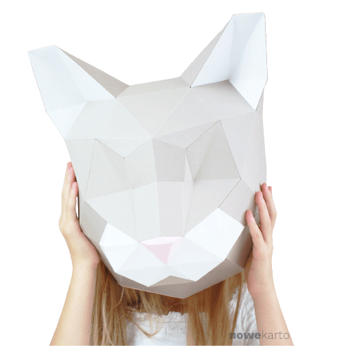 KOT - kartonowa ozdoba 3D