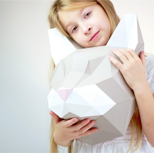 KOT - kartonowa ozdoba 3D