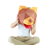 MIŚ - kartonowa maska DIY