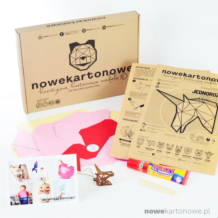 JEDNOROŻEC - zawartość zestawu