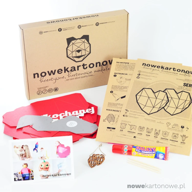 nowekartonowe SERCA zawartość zestawu