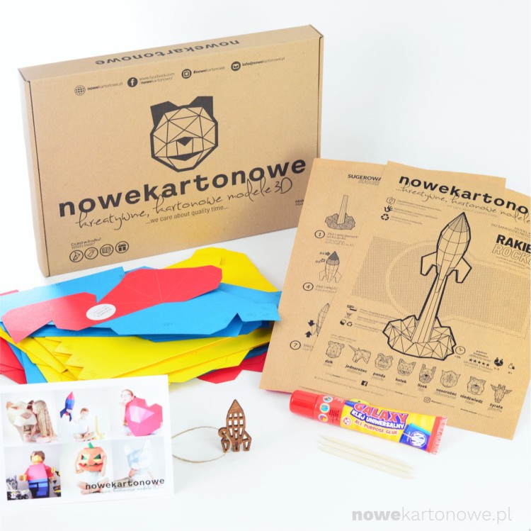 nowekartonowe-RAKIETA- zawartość zestawu