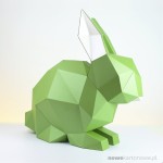 nowekartonowe Zając - model kartonowy DIY