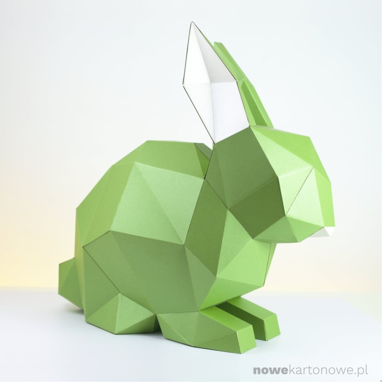 nowekartonowe Zając - model kartonowy DIY