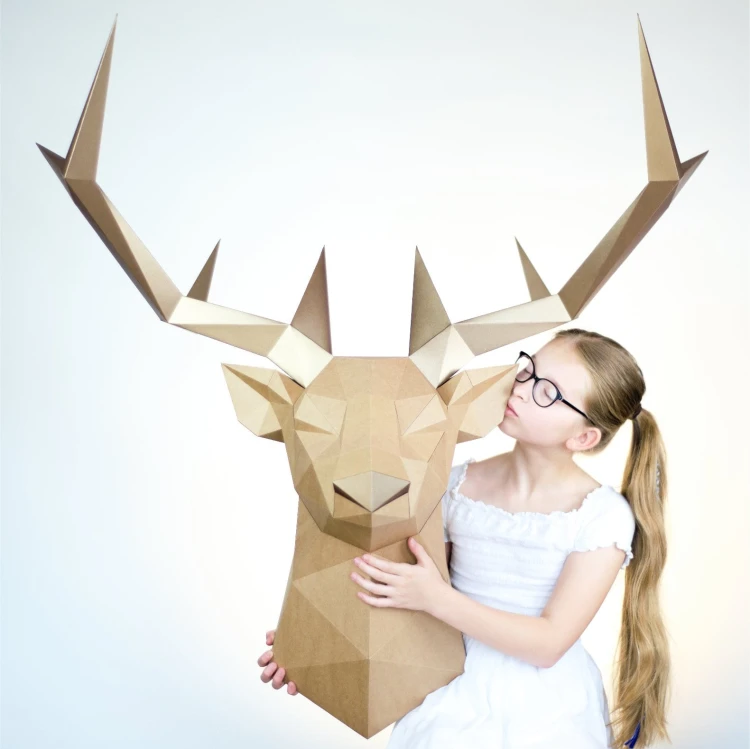 nowekartonowe JELEŃ zestaw kreatywny