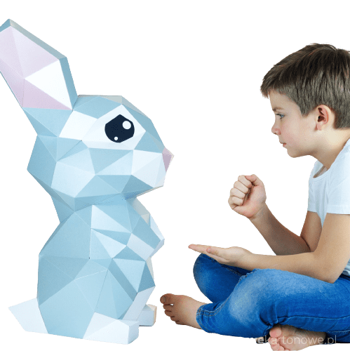 Królik - trulik  zestaw-kreatywny nowekartonowe