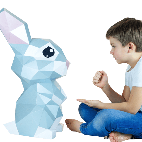 Królik - trulik  zestaw-kreatywny nowekartonowe