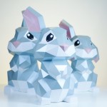 Królik - trulik  zestaw-kreatywny nowekartonowe