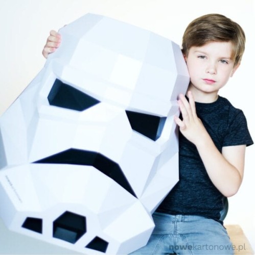 Szturmowiec - maska na ścianę od NoweKartonowe