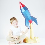 Rakieta Deluxe - kartonowy model 3D  od NoweKartonowe