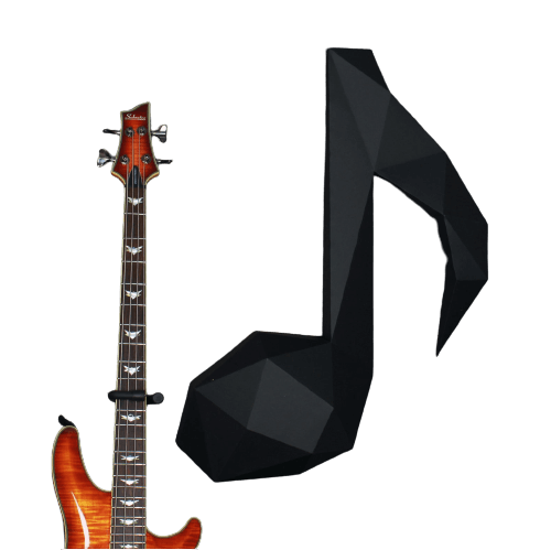 Nutka - rzeźba 3d od nowekartonowe