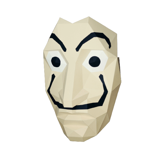 Maska Daliego - maska na ścianę 3D