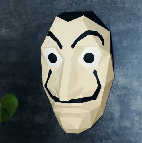 Maska Daliego - maska na ścianę 3D