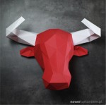 Bykczek- ozdoba na ścianę 3D