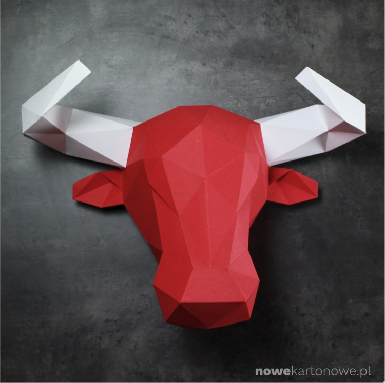 Bykczek- ozdoba na ścianę 3D