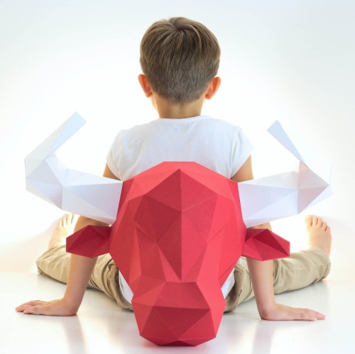 Bykczek- ozdoba na ścianę 3D