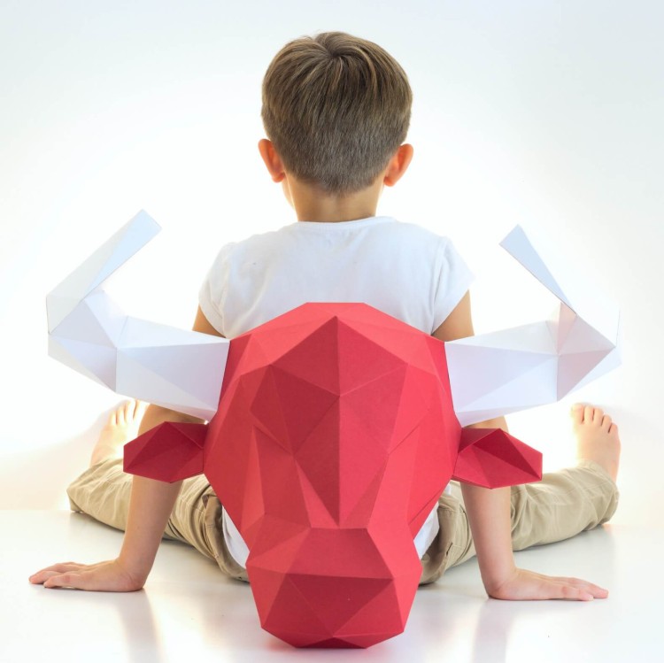 Bykczek- ozdoba na ścianę 3D