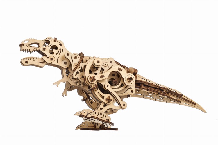 Tyranozaurus Rex - drewniany ruchomy model DIY Ugears