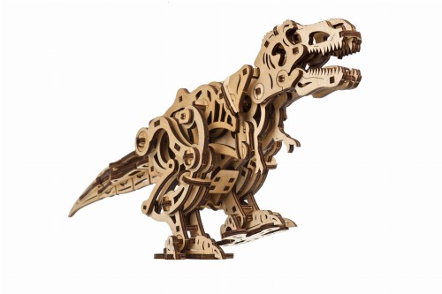 Tyranozaurus Rex - drewniany ruchomy model DIY Ugears